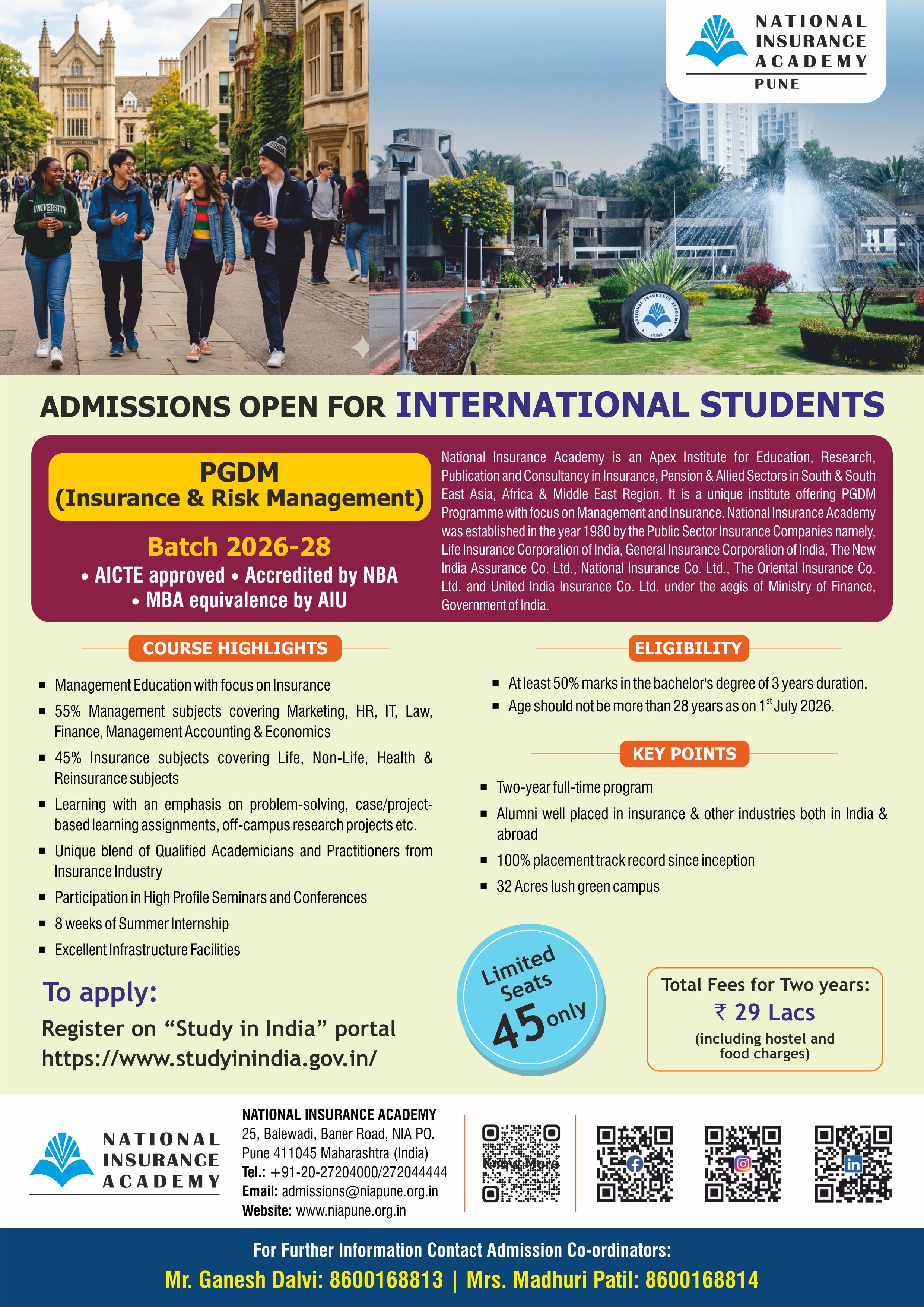 PGDM for International Students